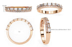 Elegant Diamond Side Stone Brilliance Ring