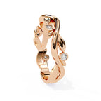 Elegant Diamond Side Stone Brilliance Ring