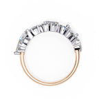 Radiant Brilliance Side Stone Diamond Ring
