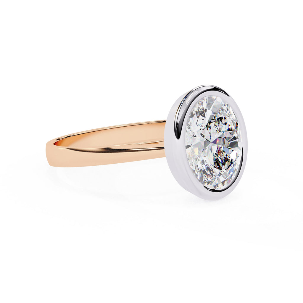 Elegant Solitaire Central Stone Ring