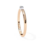 Radiant Solitaire Central Stone Ring