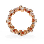 Elegant Diamond Side Stone Brilliance Ring