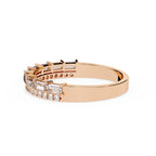 Elegant Diamond Side Stone Brilliance Ring