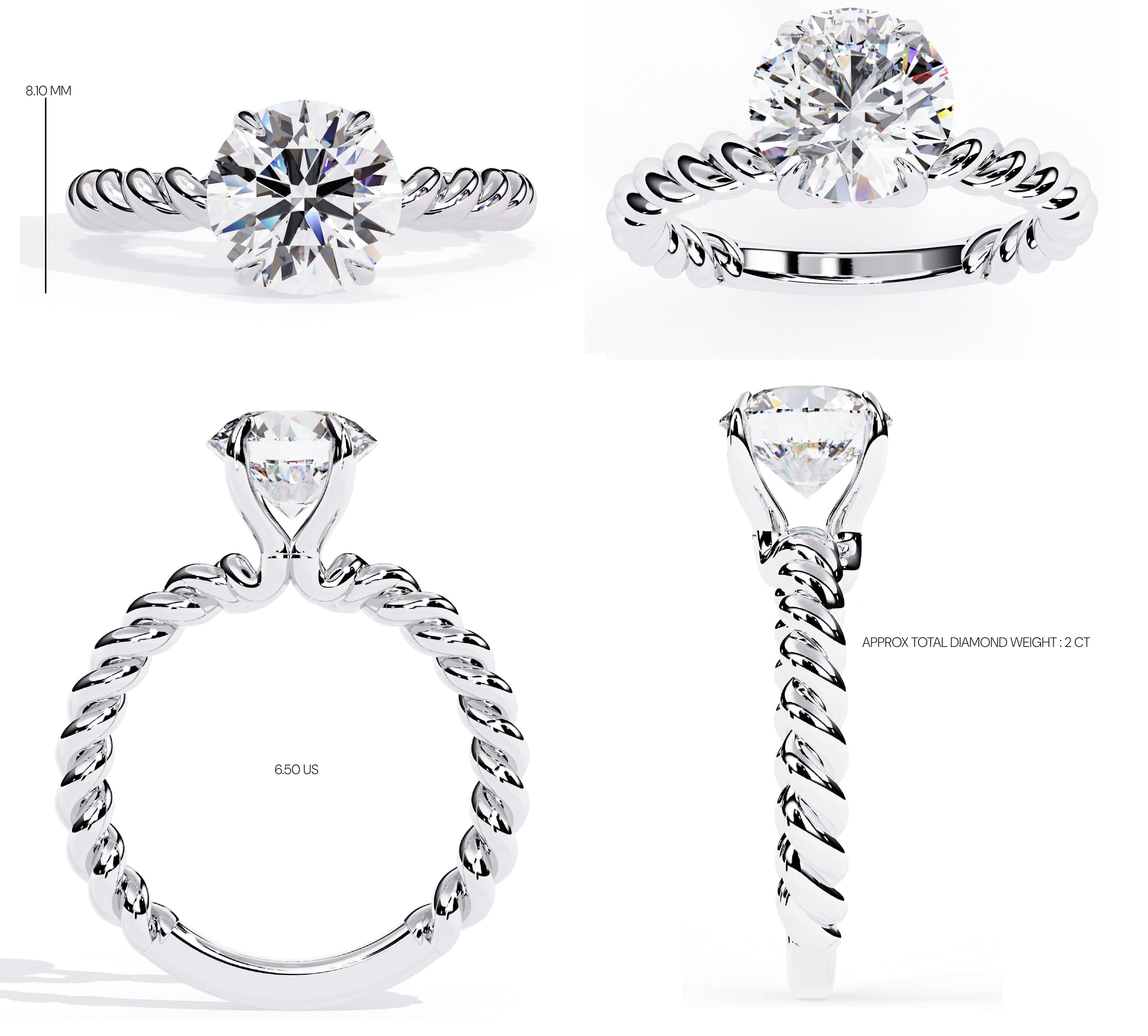 Exquisite Solitaire Brilliance Ring