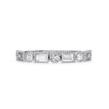 Elegant Diamond Side Stone Brilliance Ring