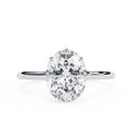 Elegant Diamond Side Stone Brilliance Ring