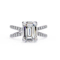 Elegant Diamond Side Stone Brilliance Ring