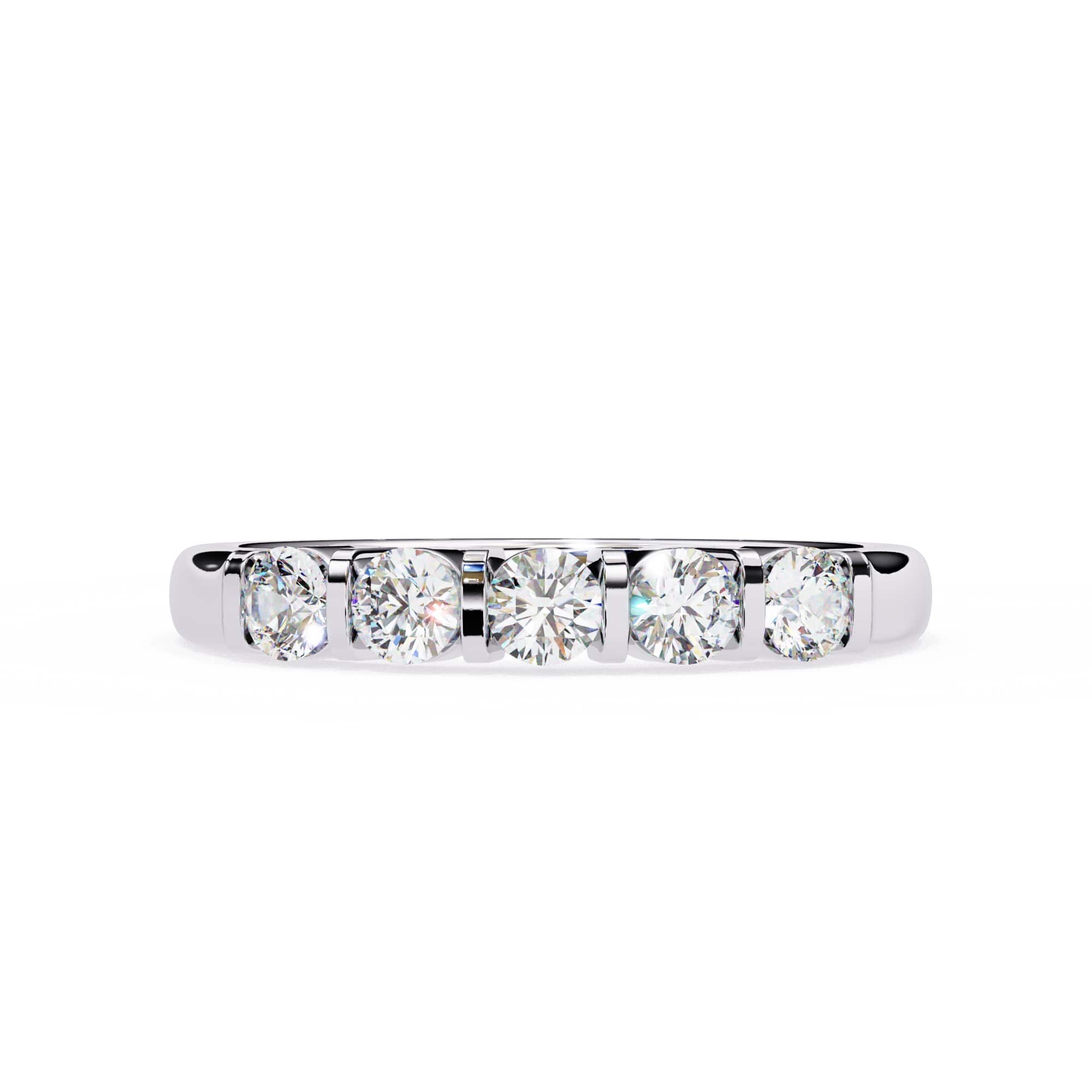 Radiant Side Stone Brilliance Ring