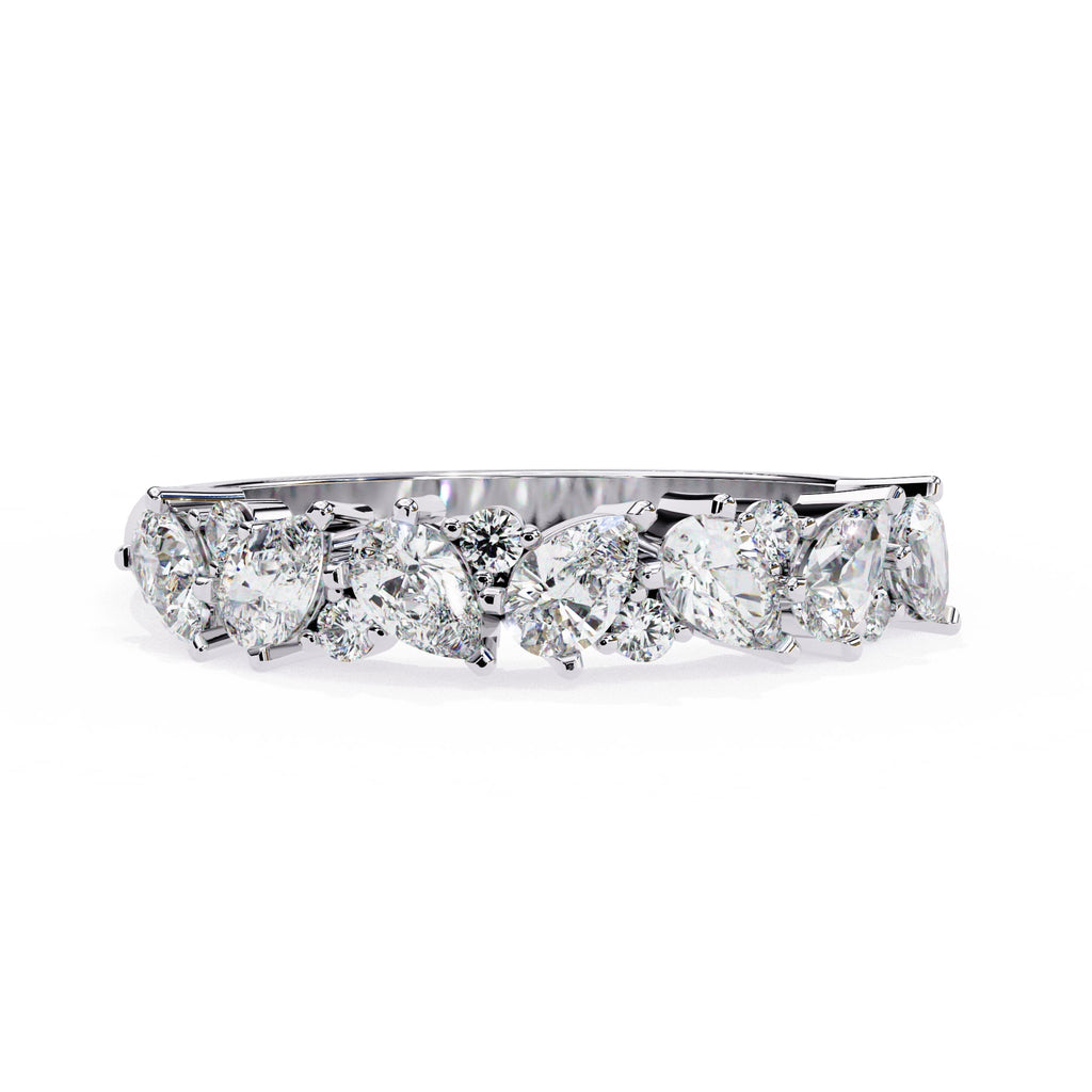 Elegant Diamond Side Stone Brilliance Ring