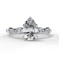 Radiant Brilliance Central Stone Diamond Ring