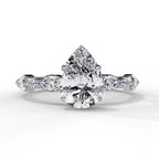 Radiant Brilliance Central Stone Diamond Ring