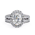 Elegant Diamond Side Stone Brilliance Ring