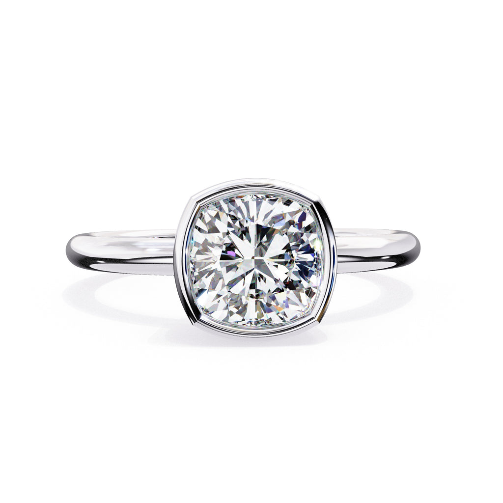Elegant Solitaire Central Stone Diamond Ring