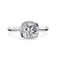 Elegant Solitaire Central Stone Diamond Ring