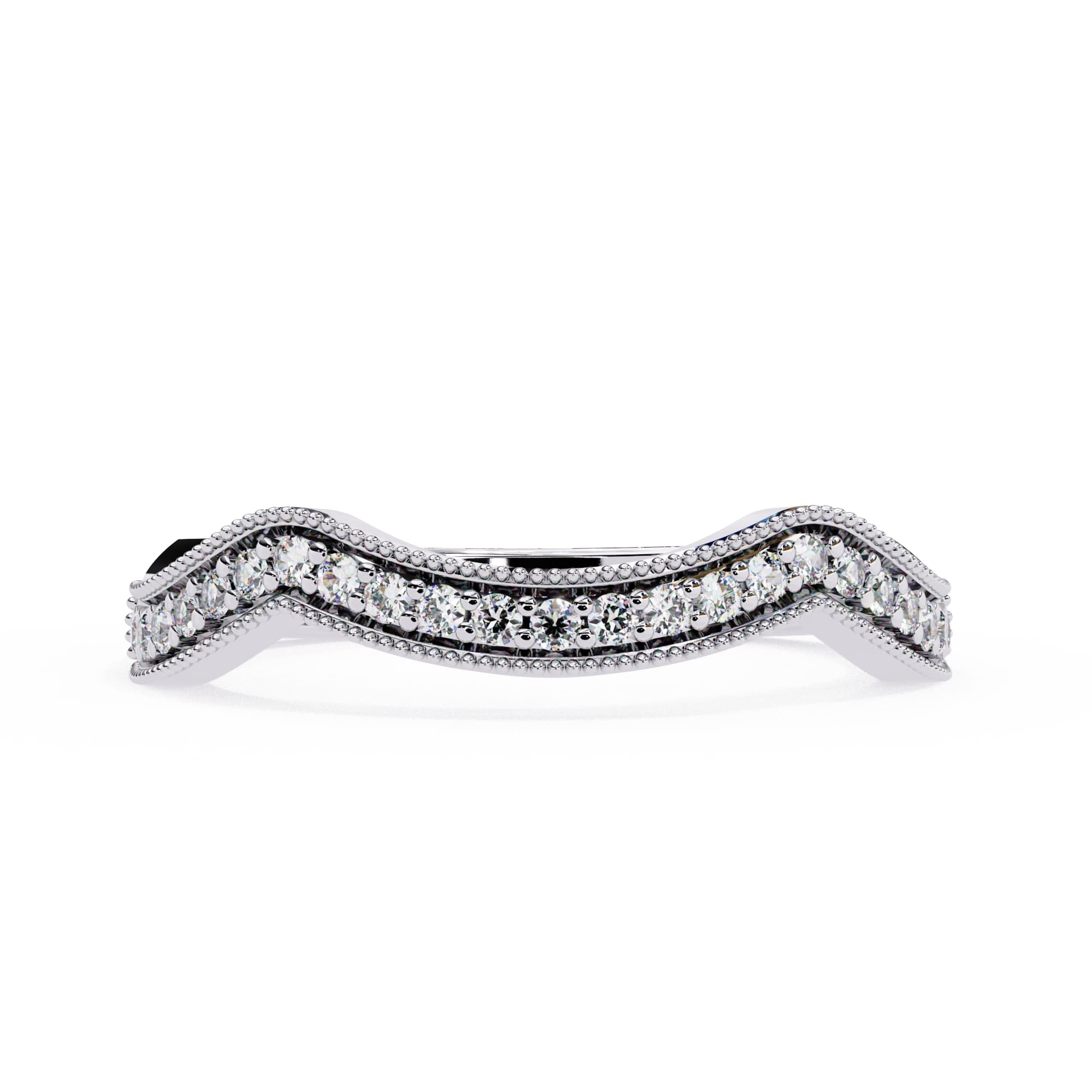 Elegant Diamond Side Stone Brilliance Ring