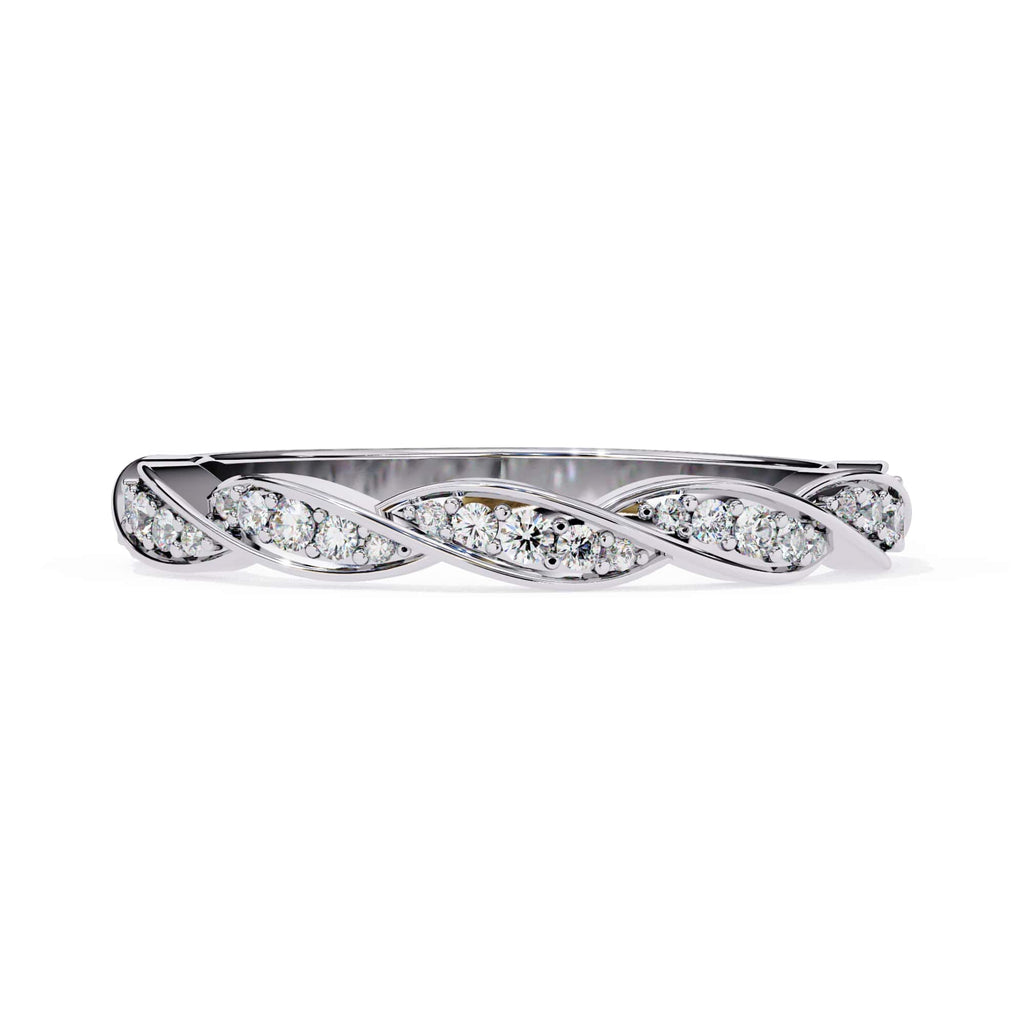 Elegant Diamond Side Stone Brilliance Ring