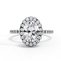 Elegant Diamond Side Stone Brilliance Ring