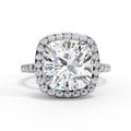 Elegant Diamond Side Stone Brilliance Ring