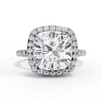 Elegant Diamond Side Stone Brilliance Ring