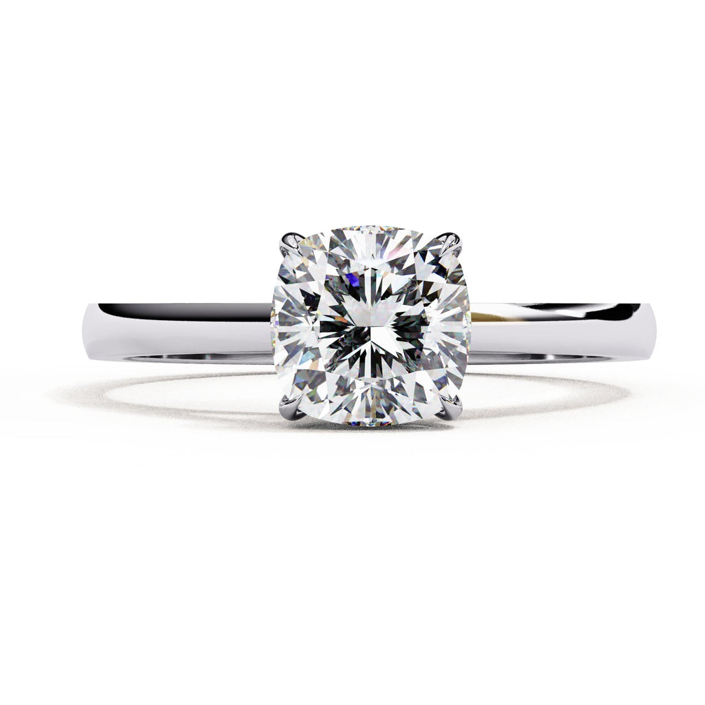 Elegant Central Stone Solitaire Ring