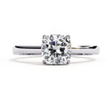 Elegant Central Stone Solitaire Ring