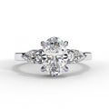 Elegant Multi-Stone Central Brilliance Ring