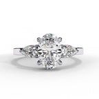 Elegant Multi-Stone Central Brilliance Ring