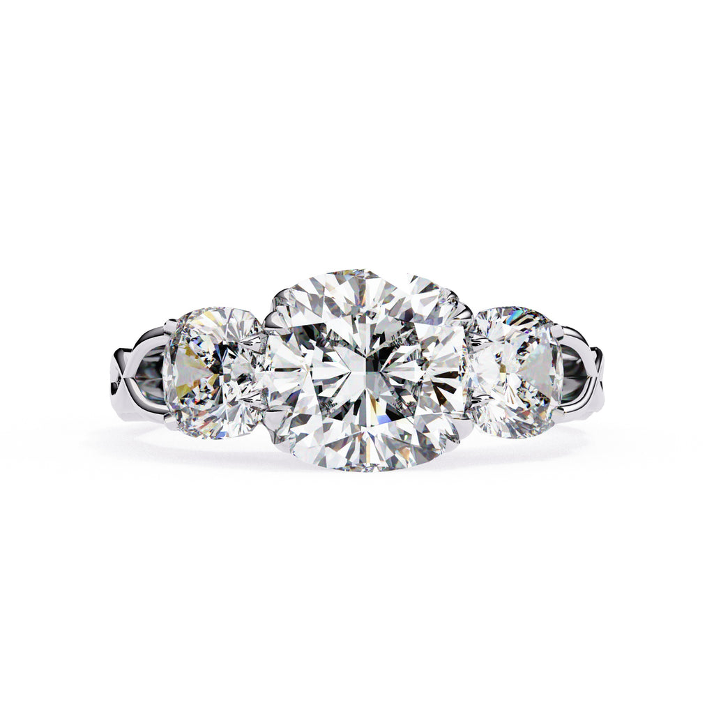 Elegant Central Stone Solitaire Ring
