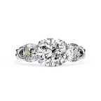 Elegant Central Stone Solitaire Ring