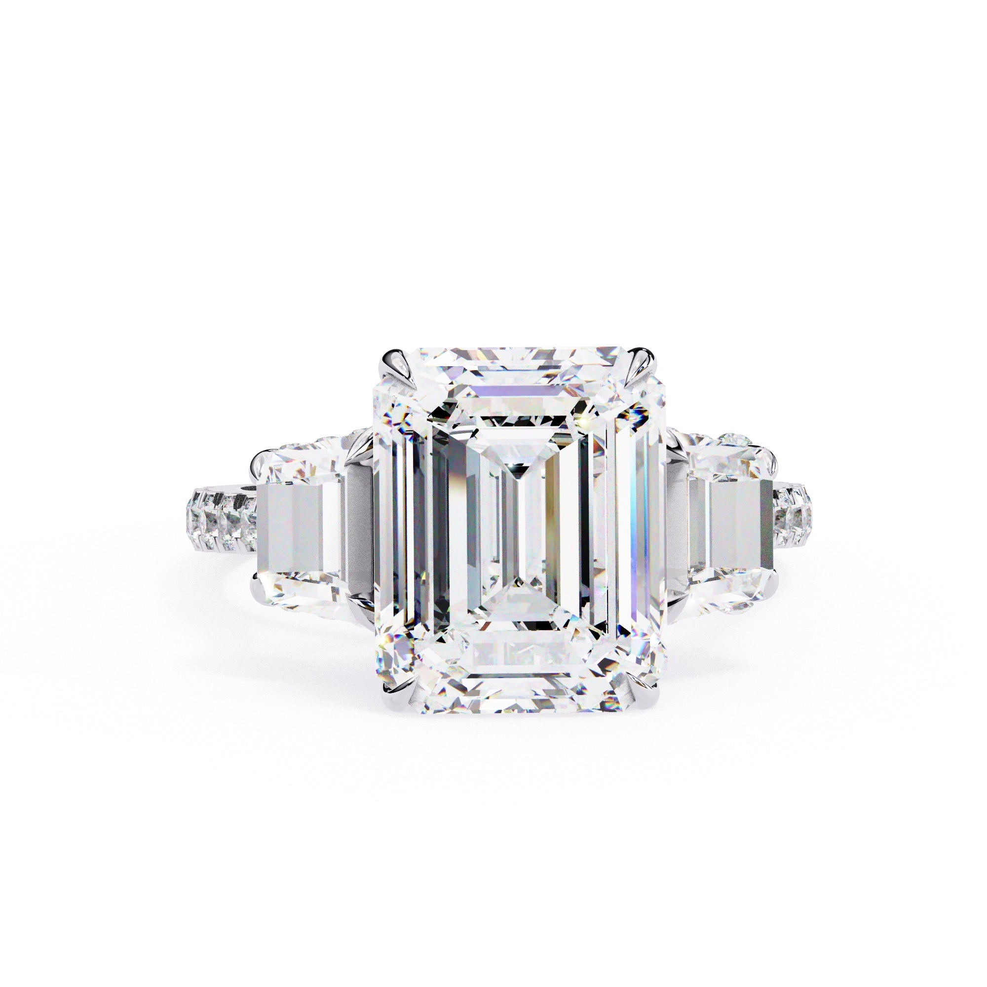 Elegant Central Stone Brilliance Diamond Ring