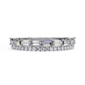 Elegant Diamond Side Stone Brilliance Ring