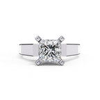Elegant Central Stone Solitaire Ring