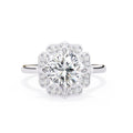 Elegant Diamond Central Stone Ring