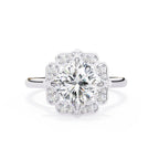 Elegant Diamond Central Stone Ring