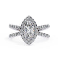 Elegant Diamond Side Stone Brilliance Ring