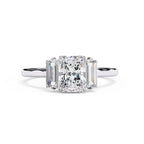 Elegant Multi-Stone Brilliance Central Cluster Ring