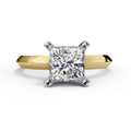 Radiant Solitaire Central Stone Diamond Ring