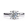 Elegant Solitaire Central Stone Diamond Ring