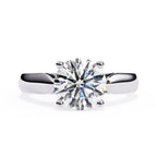 Elegant Solitaire Central Stone Diamond Ring