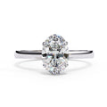 Elegant Solitaire Central Stone Ring