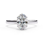 Elegant Solitaire Central Stone Ring