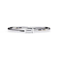 Radiant Solitaire Central Stone Ring