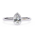 Radiant Solitaire Central Stone Ring