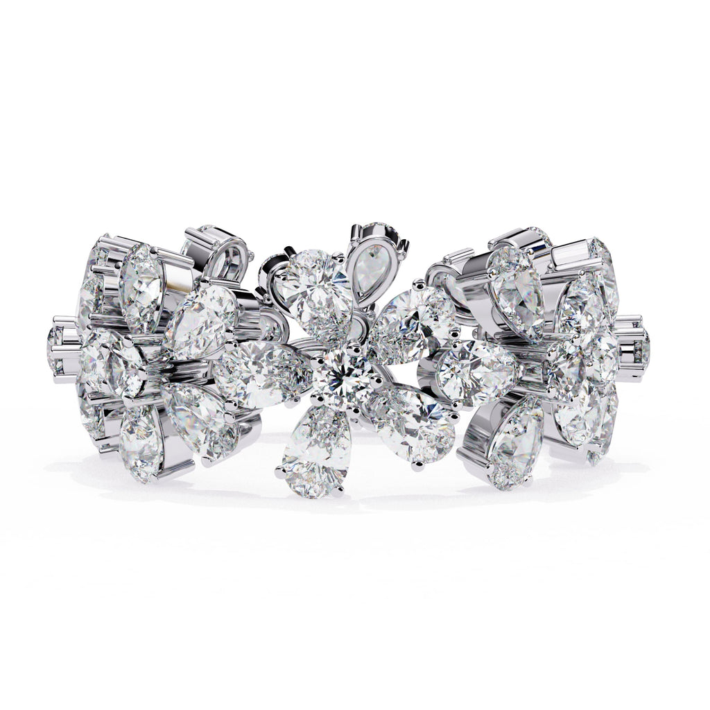 Elegant Diamond Side Stone Brilliance Ring