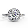 Elegant Diamond Central Stone Brilliance Ring