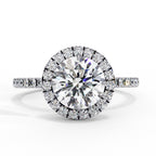 Elegant Diamond Central Stone Brilliance Ring