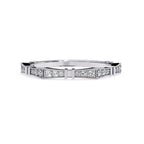 Elegant Diamond Side Stone Brilliance Ring