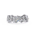 Radiant Brilliance Side Stone Diamond Ring