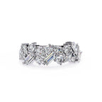 Radiant Brilliance Side Stone Diamond Ring