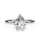 Elegant Central Stone Diamond Halo Ring
